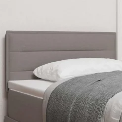 vidaXL Tête de lit LED avec bandes LED 80 cm tissu