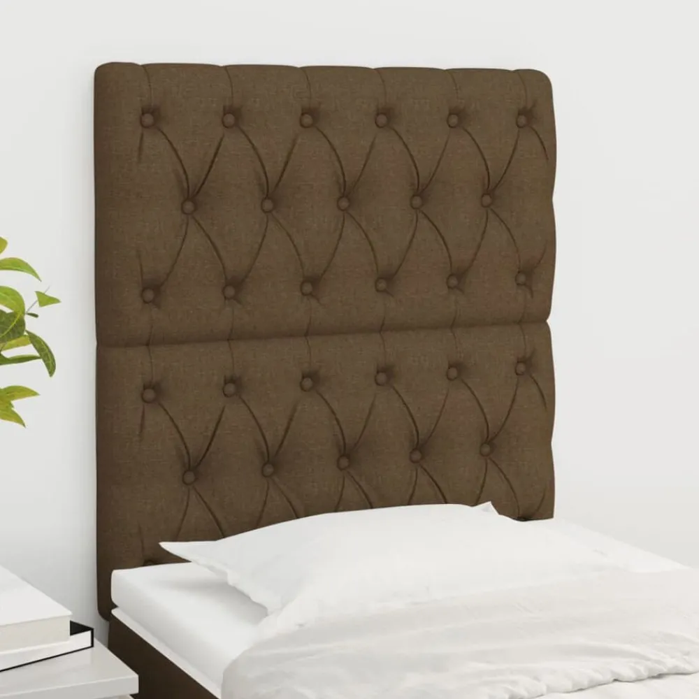 vidaXL Tête de lit 80x7x118/128 cm Tissu