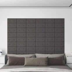 vidaXL Tête de lit murale 12 pcs 30 x 15 cm Simili cuir