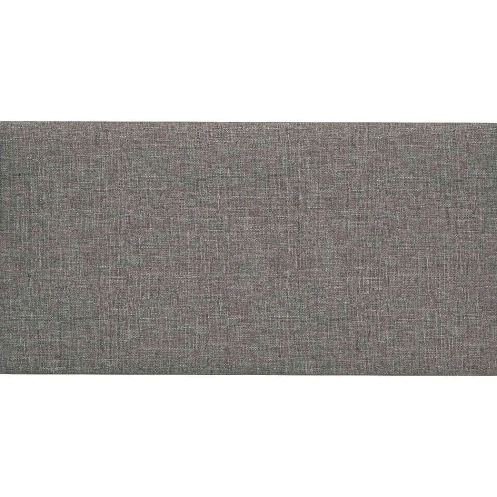Matériaux De Construction-vidaXL Tête de lit murale 12 pcs 30 x 15 cm tissu Gris clair