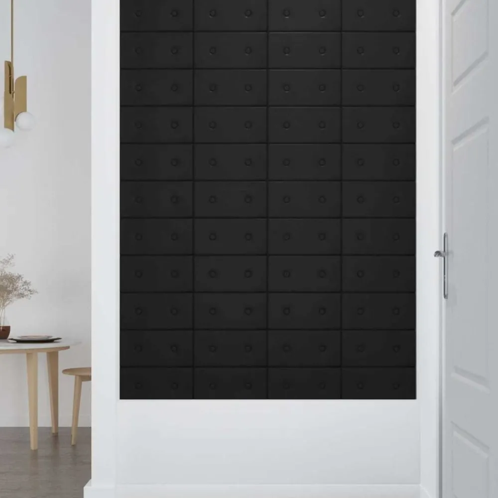 vidaXL Tête de lit murale 12 pcs 30 x 15 cm Simili cuir