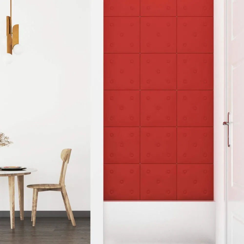 vidaXL Tête de lit murale 12 pcs 30 x 30 cm Simili cuir