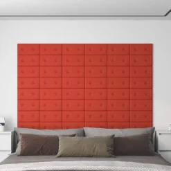 vidaXL Tête de lit murale 12 pcs 30 x 15 cm Simili cuir