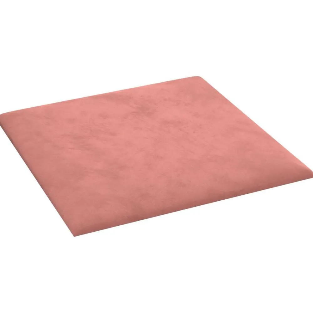 vidaXL Tête de lit murale 12 pcs 30 x 30 cm Velours