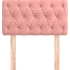 vidaXL Tête de lit 80x7x78/88 cm Velours