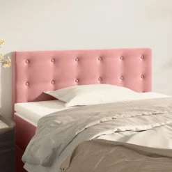 Lits & Accessoires-vidaXL Tête de lit 80x5x78/88 cm Velours Rose