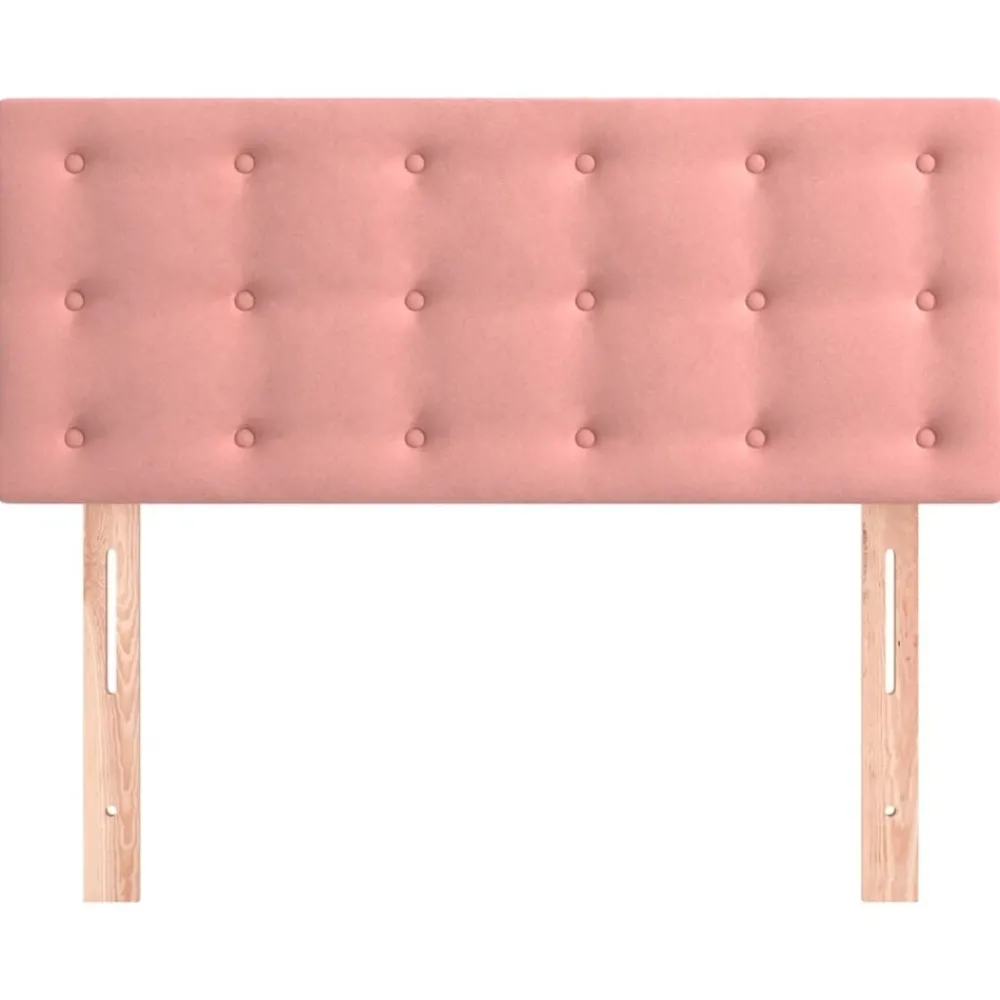 Lits & Accessoires-vidaXL Tête de lit 80x5x78/88 cm Velours Rose