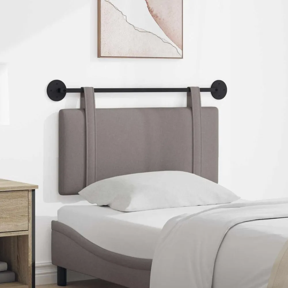 vidaXL Tête de lit suspendue Montage mural 90 x 55 x 5 cm tissu