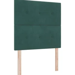 Lits & Accessoires-vidaXL Tête de lit 80 cm Velours Vert foncé