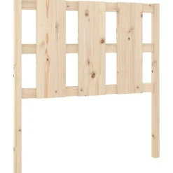 Lits & Accessoires-vidaXL Tête de lit 95,5x4x100 cm Bois massif de pin Naturel