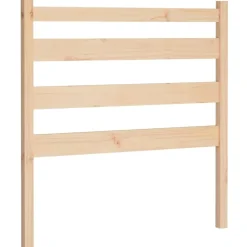Lits & Accessoires-vidaXL Tête de lit 81x4x100 cm Bois massif de pin Naturel