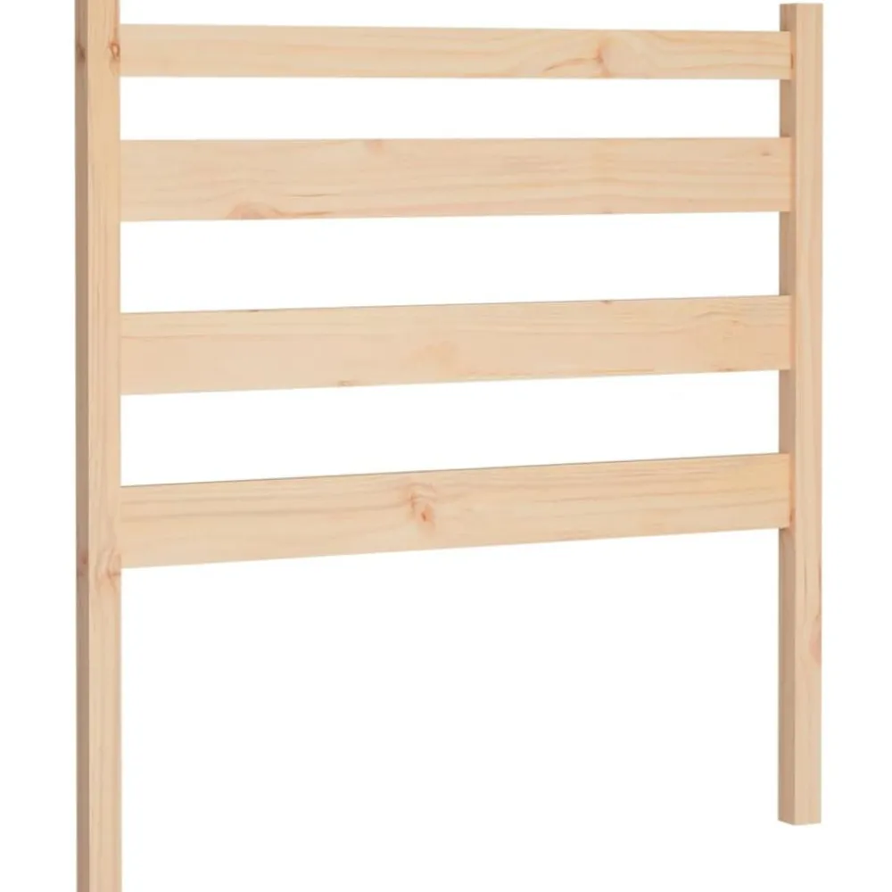 Lits & Accessoires-vidaXL Tête de lit 81x4x100 cm Bois massif de pin Naturel