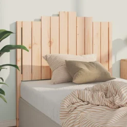 Lits & Accessoires-vidaXL Tête de lit 106x4x110 cm Bois massif de pin Naturel