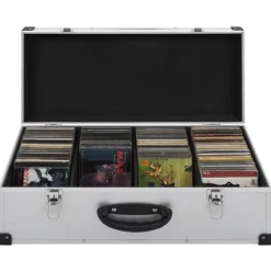 vidaXL Étui de CD pour 80 CD Aluminium ABS é