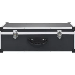 Fournitures De Bureau-vidaXL Étui de CD pour 80 CD Aluminium ABS Noir
