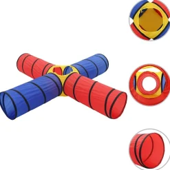 vidaXL Tunnel de jeu pour enfants avec 250 balles Multicolore