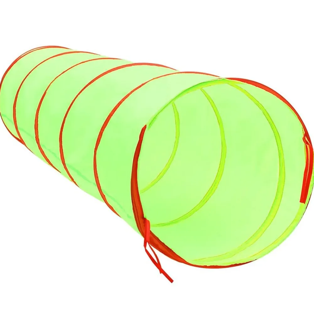 Jeux De Plein Air-vidaXL Tunnel de jeu pour enfants Vert 175 cm Polyester