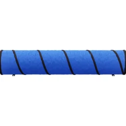 Jeux De Plein Air-vidaXL Tunnel pour chien bleu Ø 40x200 cm polyester