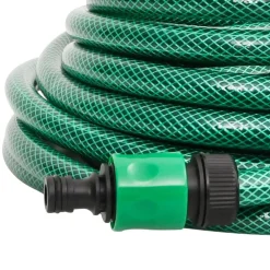 vidaXL Tuyau de piscine vert 10 m PVC