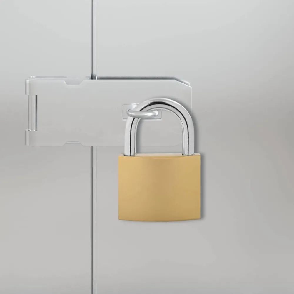 Serrures & Clés-vidaXL U Lock avec Clés 12 pcs Laiton Fer