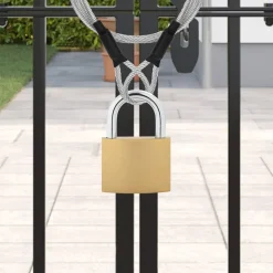 Serrures & Clés-vidaXL U Lock avec Clés 12 pcs Laiton Fer