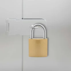 vidaXL U Lock avec Clés 6 pcs Laiton Fer
