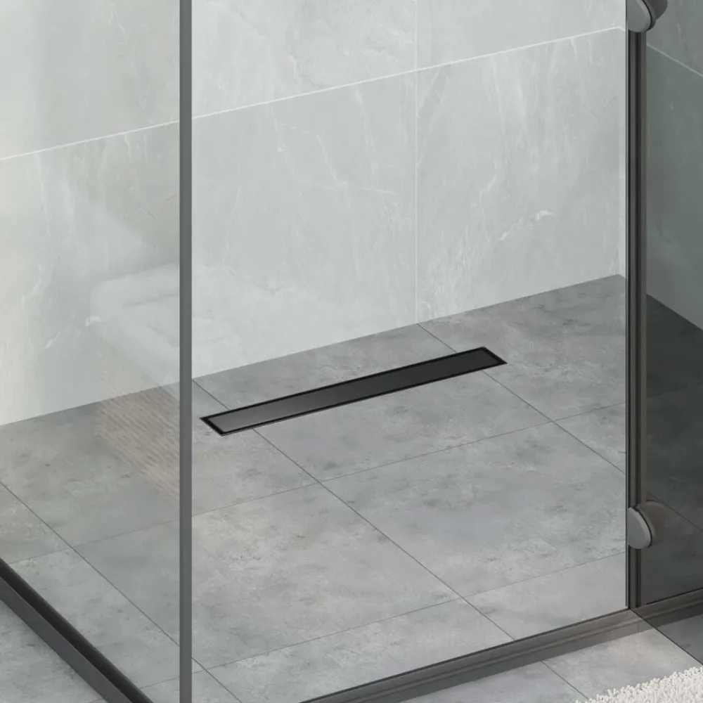 vidaXL Évacuation de douche 2-en-1 avec siphon à 360° 50 cm