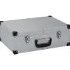 vidaXL Valise à outils 46 x 33 x 16 cm Argenté Aluminium