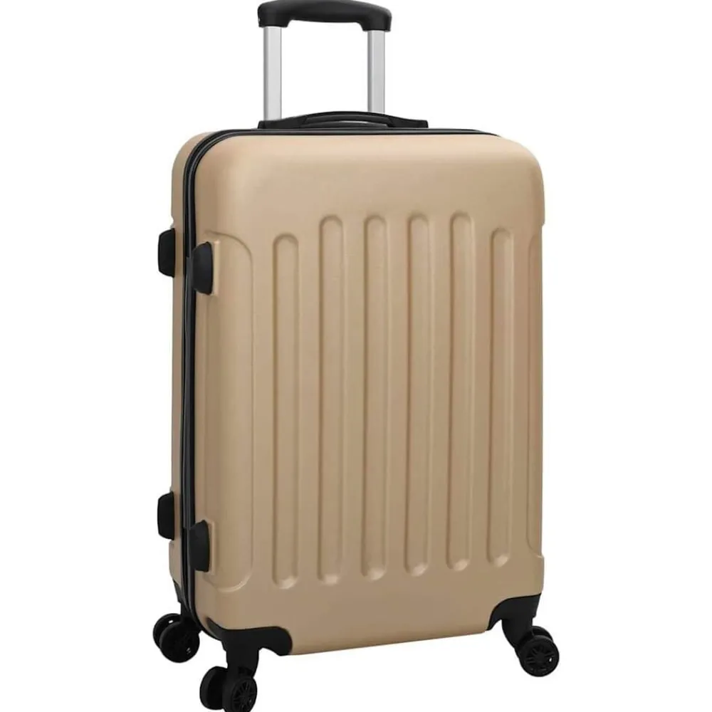 Bagages & Maroquinerie-vidaXL Valise 3 pcs 50 x 31 x 78 cm Plastic ABS Champagne