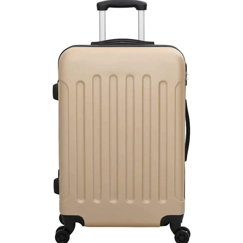 Bagages & Maroquinerie-vidaXL Valise 3 pcs 50 x 31 x 78 cm Plastic ABS Champagne
