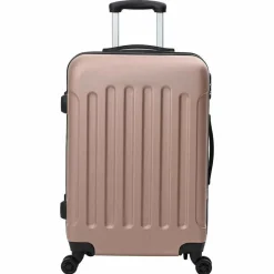 Bagages & Maroquinerie-vidaXL Valise 3 pcs 50 x 31 x 78 cm Plastic ABS Or rose