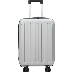 Bagages & Maroquinerie-vidaXL Valise avec verrouillage 34 x 23 x 55.5 cm Plastic ABS Argent