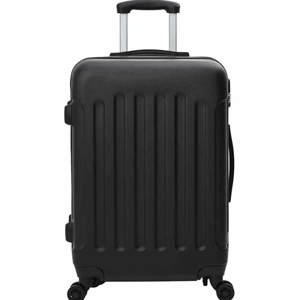 vidaXL Valise avec verrouillage 3 pcs 50 x 31 x 78 cm Plastic ABS