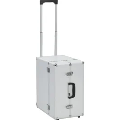 Bagages & Maroquinerie-vidaXL Valise de pilote 47 x 39 x 27 cm Argenté Aluminium