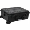 vidaXL Valise de vol à roulettes Noir 63x50x23 cm PP