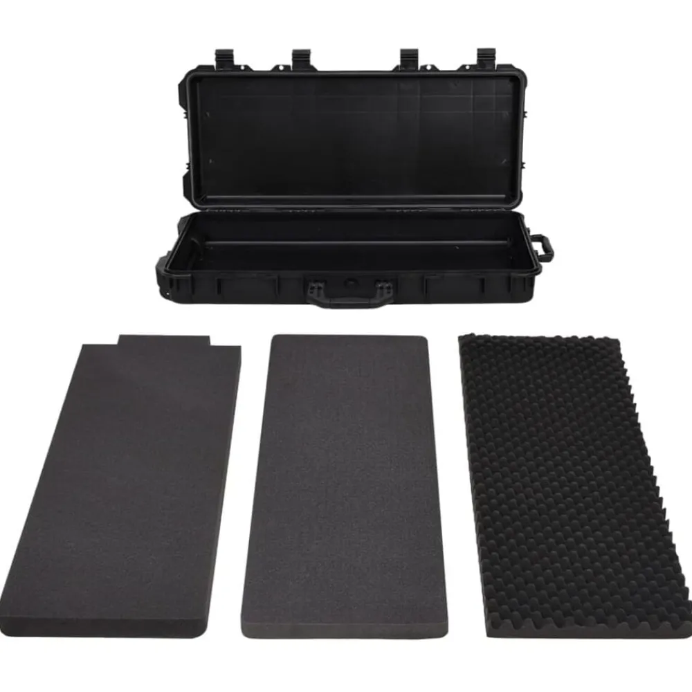 Pour Adultes-vidaXL Valise de vol à roulettes Noir 96x42x16 cm PP