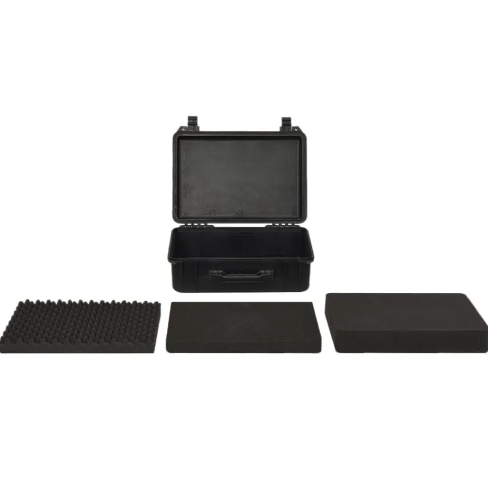 Appareils Photo-vidaXL Valise de vol portable Noir 47x36x18 cm PP