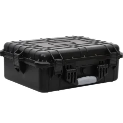 Appareils Photo-vidaXL Valise de vol portable Noir 52x40x19 cm PP