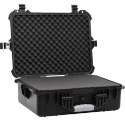 Appareils Photo-vidaXL Valise de vol portable Noir 52x40x19 cm PP