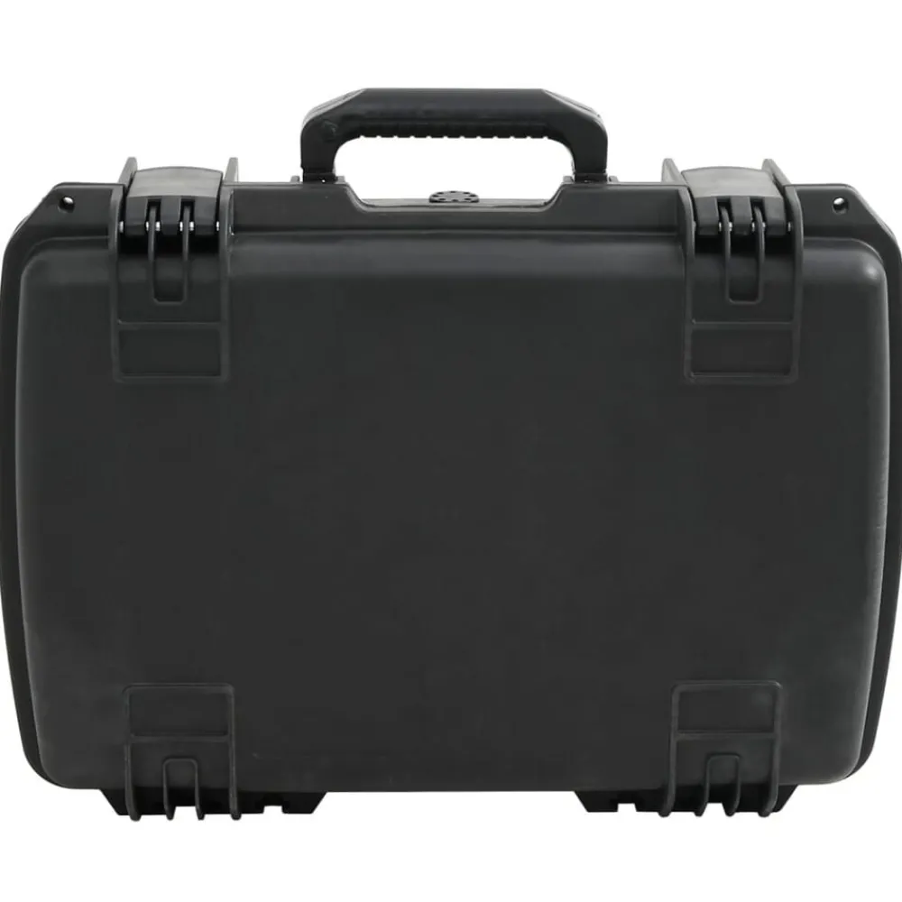 Appareils Photo-vidaXL Valise de vol portable Noir 50,5x37x14,5 cm PP