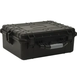 vidaXL Valise de vol portable Noir 55x43x21 cm PP