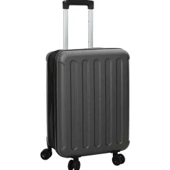 Bagages & Maroquinerie-vidaXL Valise 34 x 23 x 55.5 cm Plastic ABS Gris foncé