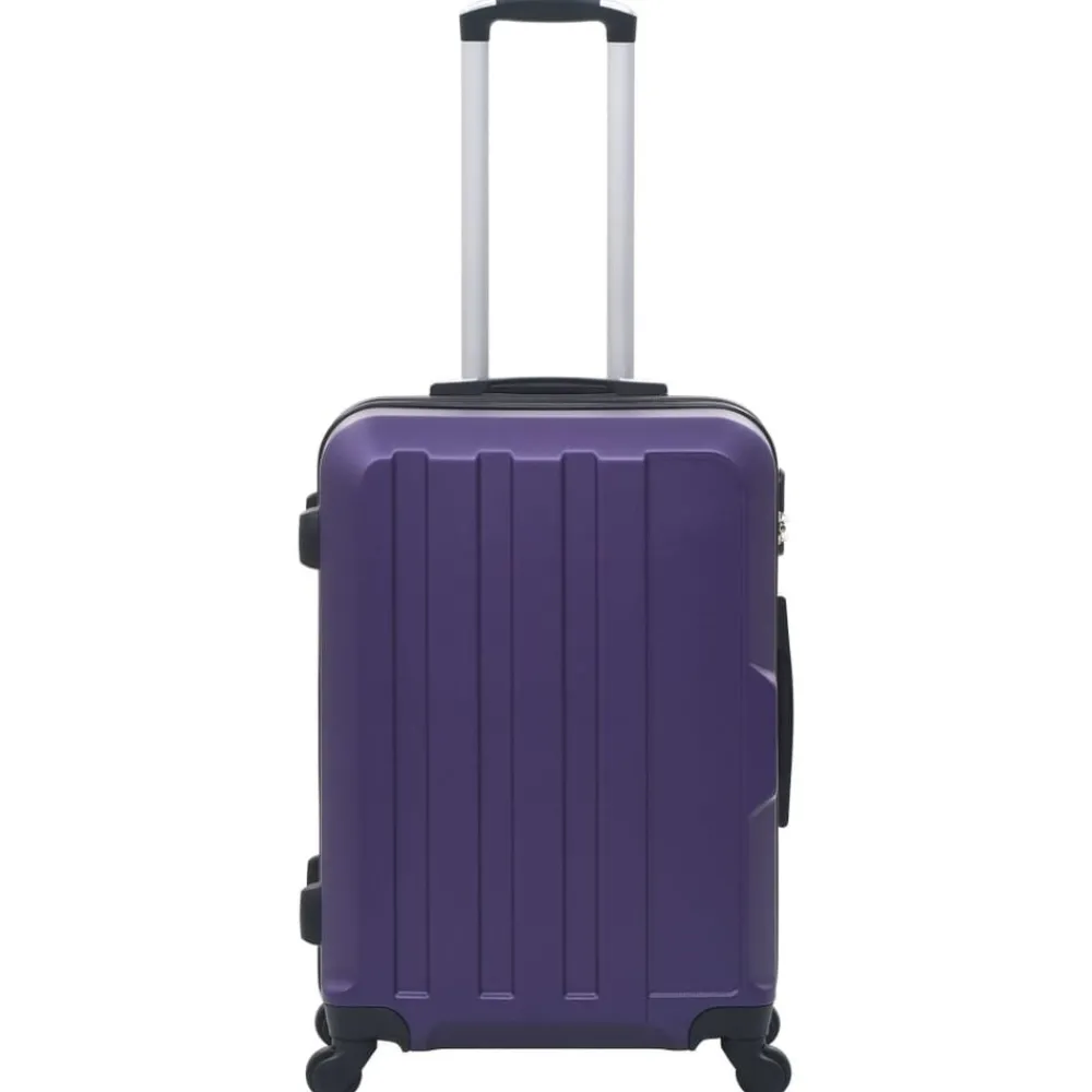 Bagages & Maroquinerie-vidaXL Valise rigide 3 pcs ABS Violet