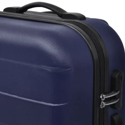 Bagages & Maroquinerie-vidaXL Valise rigide 3 pièces 45,5/55/66 cm Bleu