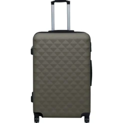Bagages & Maroquinerie-vidaXL Valise rigide ABS Anthracite