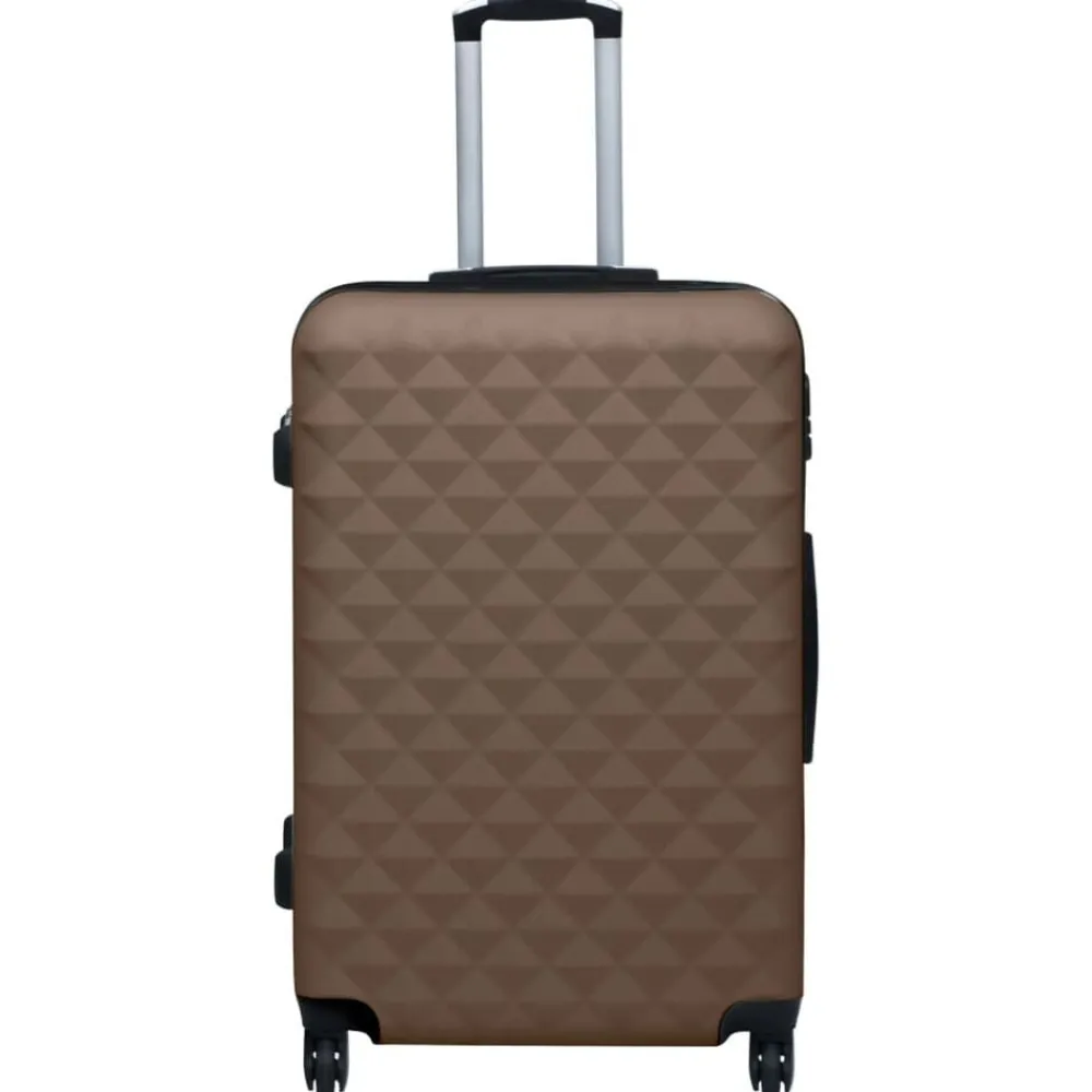 Bagages & Maroquinerie-vidaXL Valise rigide ABS Marron
