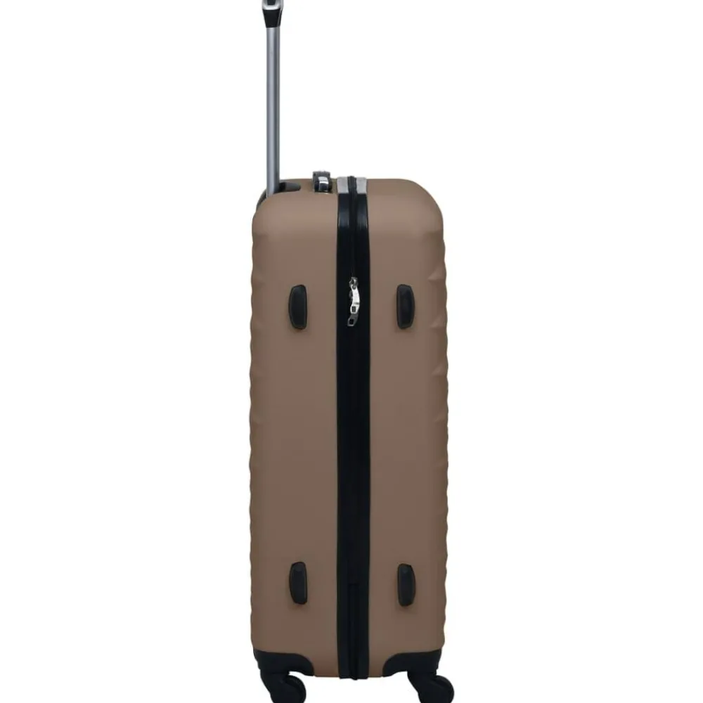 Bagages & Maroquinerie-vidaXL Valise rigide ABS Marron