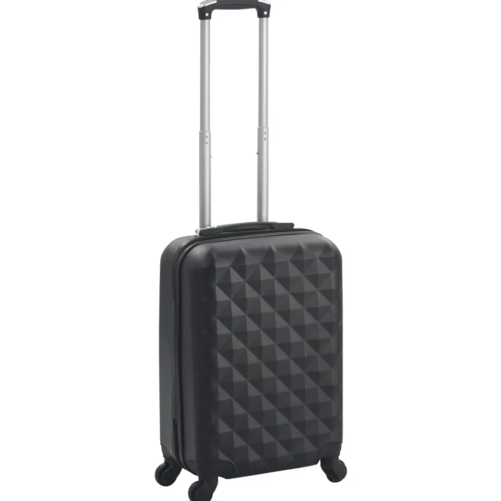 Bagages & Maroquinerie-vidaXL Valise rigide ABS Noir