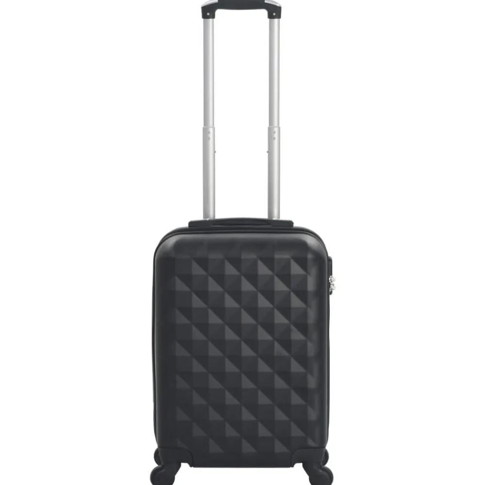 Bagages & Maroquinerie-vidaXL Valise rigide ABS Noir
