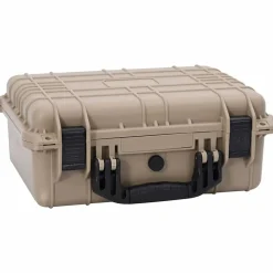 Appareils Photo-vidaXL Valise rigide Sable 40,5 x 33 x 17,5 cm Polypropylène et ABS